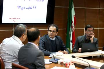 جلسه هیات رئیسه در بیمارستان رفیده